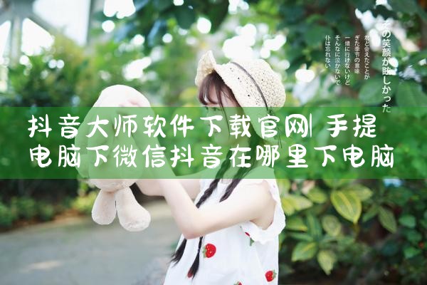 抖音大师软件下载官网