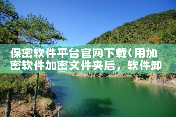 保密软件平台官网下载